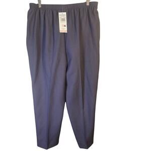 Alfred Dunner Astor Place Lilac Dress Pants 18W 0080